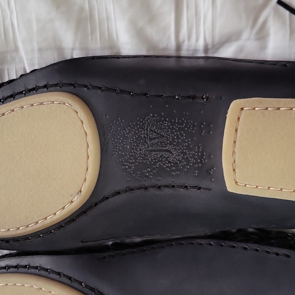 John Varvatos black woven leather oxfords Crafted in Italy  🇮🇹 - Picture 10 of 11